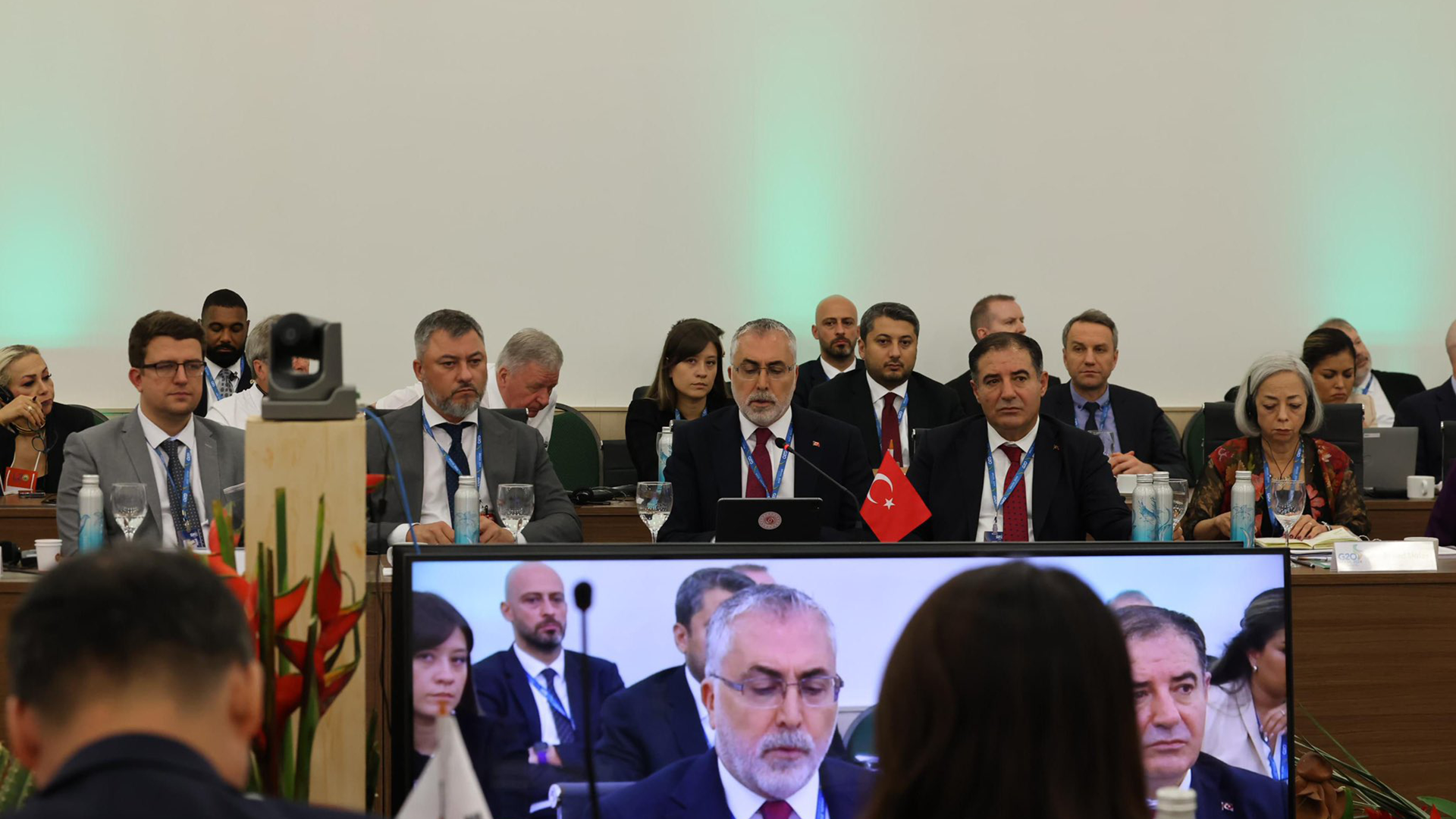 Brezilya'nın Fortaleza kentinde düzenlenen; “4. İstihdam Çalışma Grubu” ve “Çalışma ve İstihdam Bakanları Toplantısı”na Genel Müdürümüz İbrahim Esenkar, G20 İSG Ağı’nın yıllık toplantısına Genel Müdür Yardımcımız Eylül Aydın Kutlu ve Genel Müdürlüğümüz Uluslararası İşbirlikleri Biriminden Ağın Eş Başkanı Selçuk Yaşar katılım sağladı.