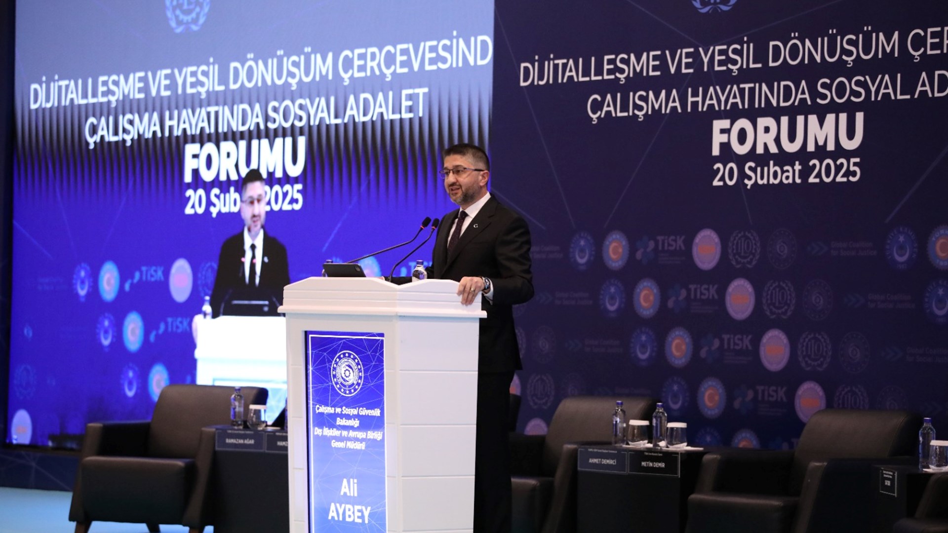 On the occasion of 20th February, World Social Justice Day, the "Forum on Social Justice in Working Life in the Framework of Digitalisation and Green Transformation" was held with broad participation, under the leadership of our Ministry and as part of the Global Social Justice Coalition.