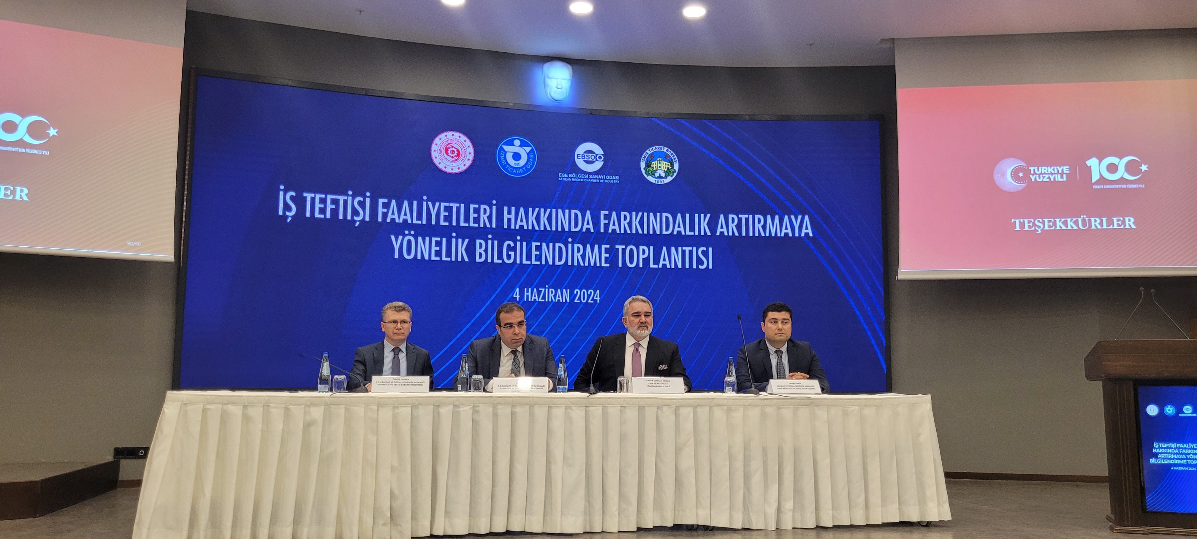 İzmir Ticaret Odası,  Ege Bölgesi Sanayi Odası ve İzmir Ticaret Borsası işbirliği ile Bilgilendirme Toplantısı Gerçekleştirildi