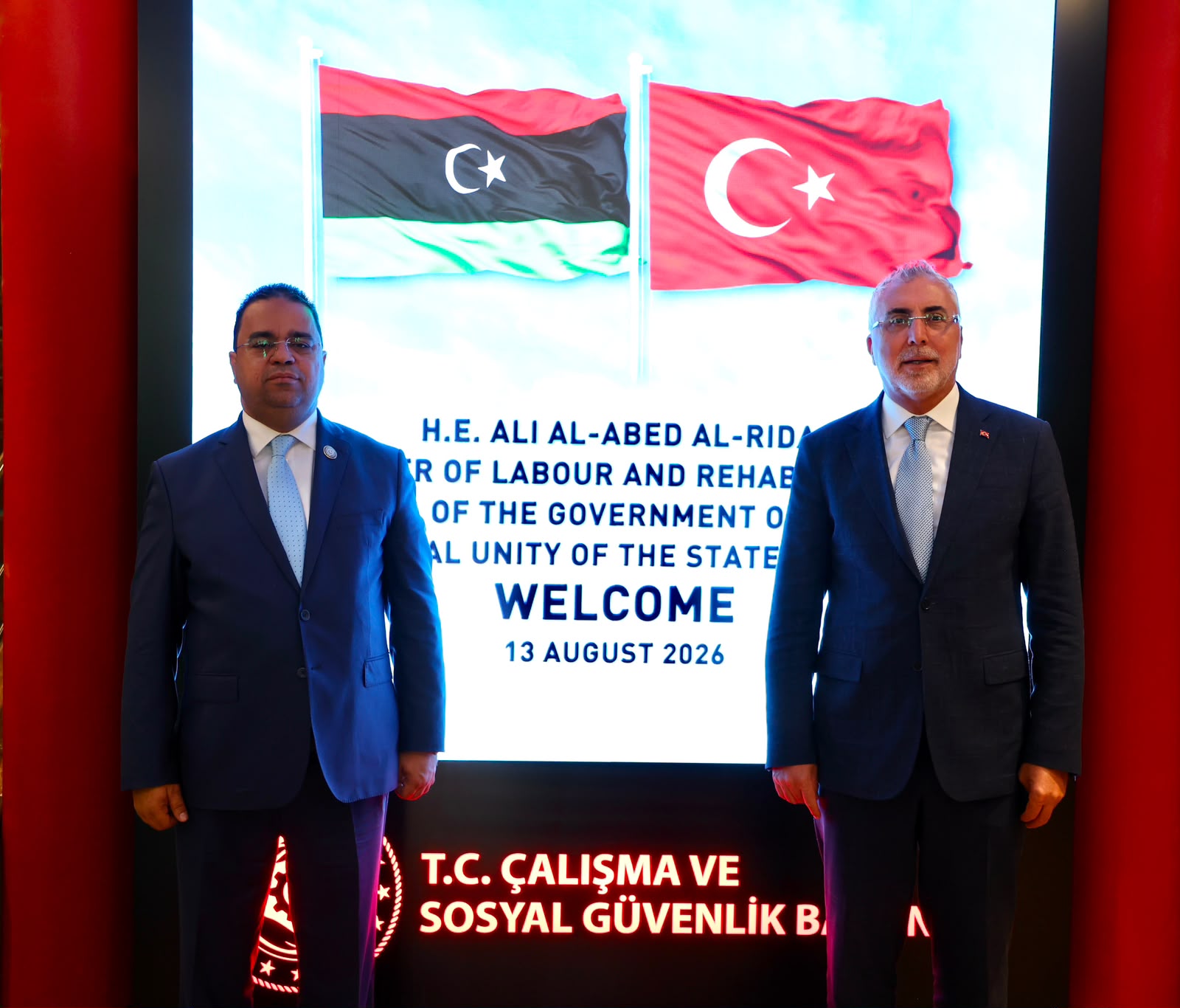 Bakan Işıkhan, Libyalı Mevkidaşı Al-Abed Al-Rida ile Bakanlıkta Bir Araya Gelerek İki Ülke Arasında İşbirliği Mutabakat Zaptı’nı imzaladı