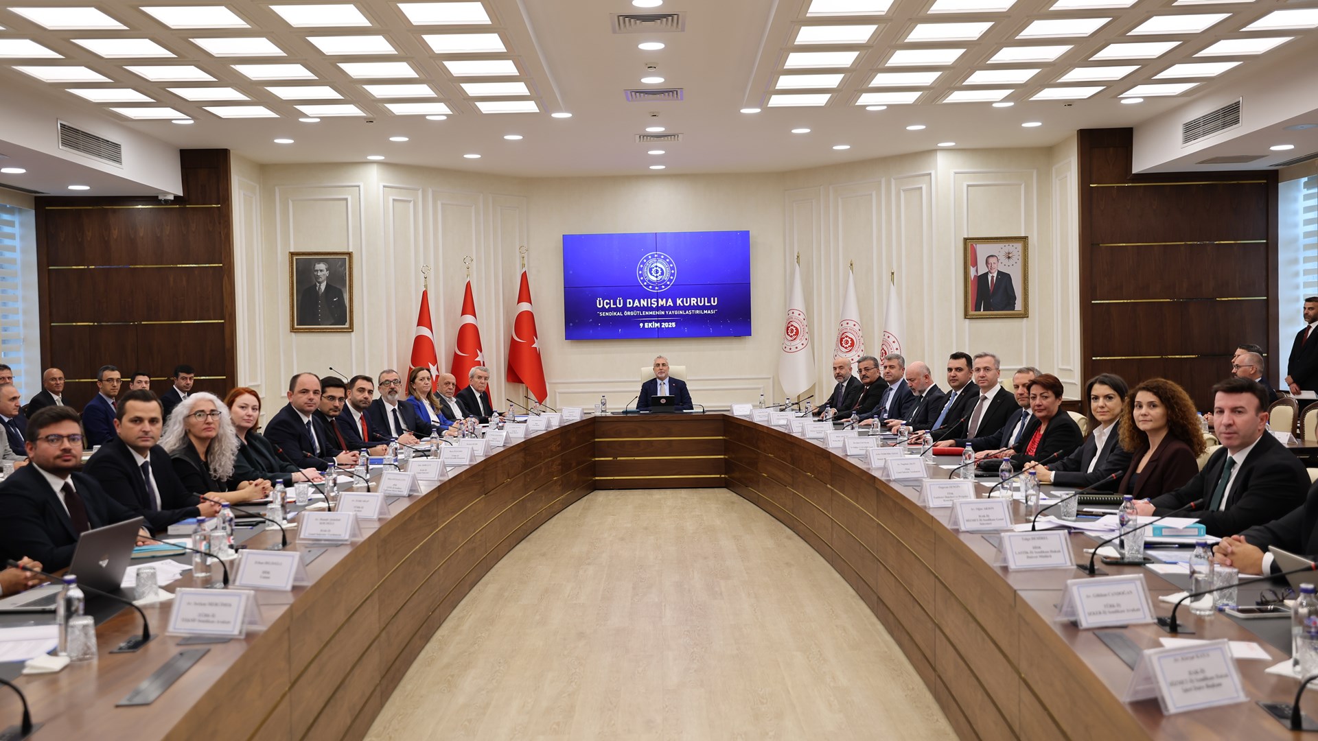 Üçlü Danışma Kurulu, Sendikal Örgütlenmenin Yaygınlaştırılması Gündemiyle Toplandı