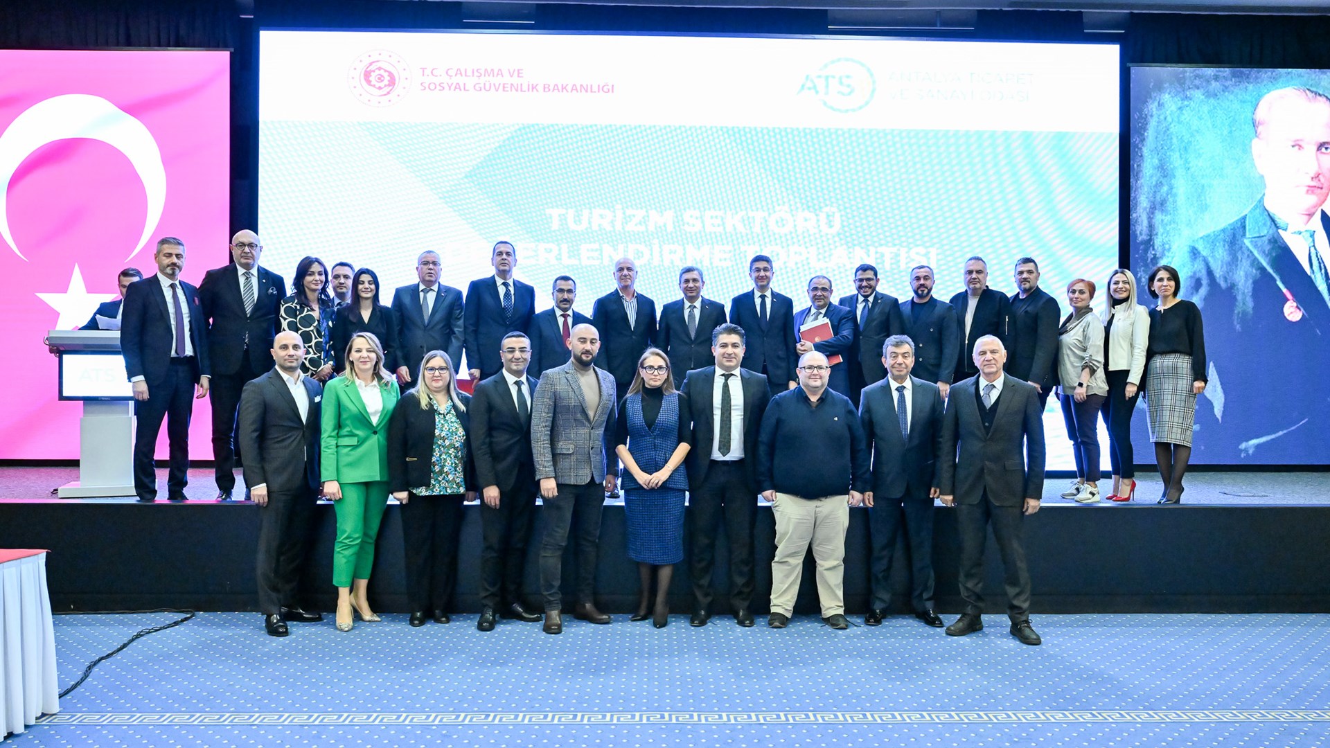 Tourism Sector Evaluation Meeting was held in Antalya under the coordination of our Directorate General