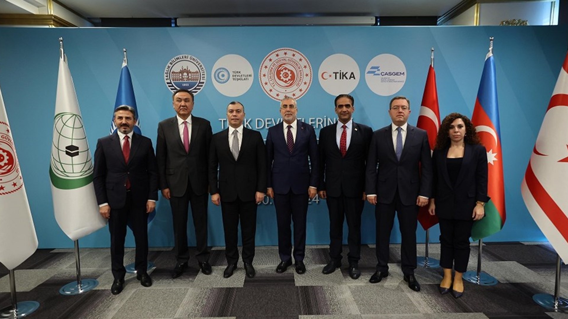 Within the framework of the ‘International Conference on Labour Life and Social Protection in Turkic States’ to be organised by the Ministry of Labour and Social Security, a Round Table Meeting titled ‘Social Protection, Working Life and Social Services’ was held under the chairmanship of Minister of Labour and Social Security Prof. Dr. Vedat Işıkhan.