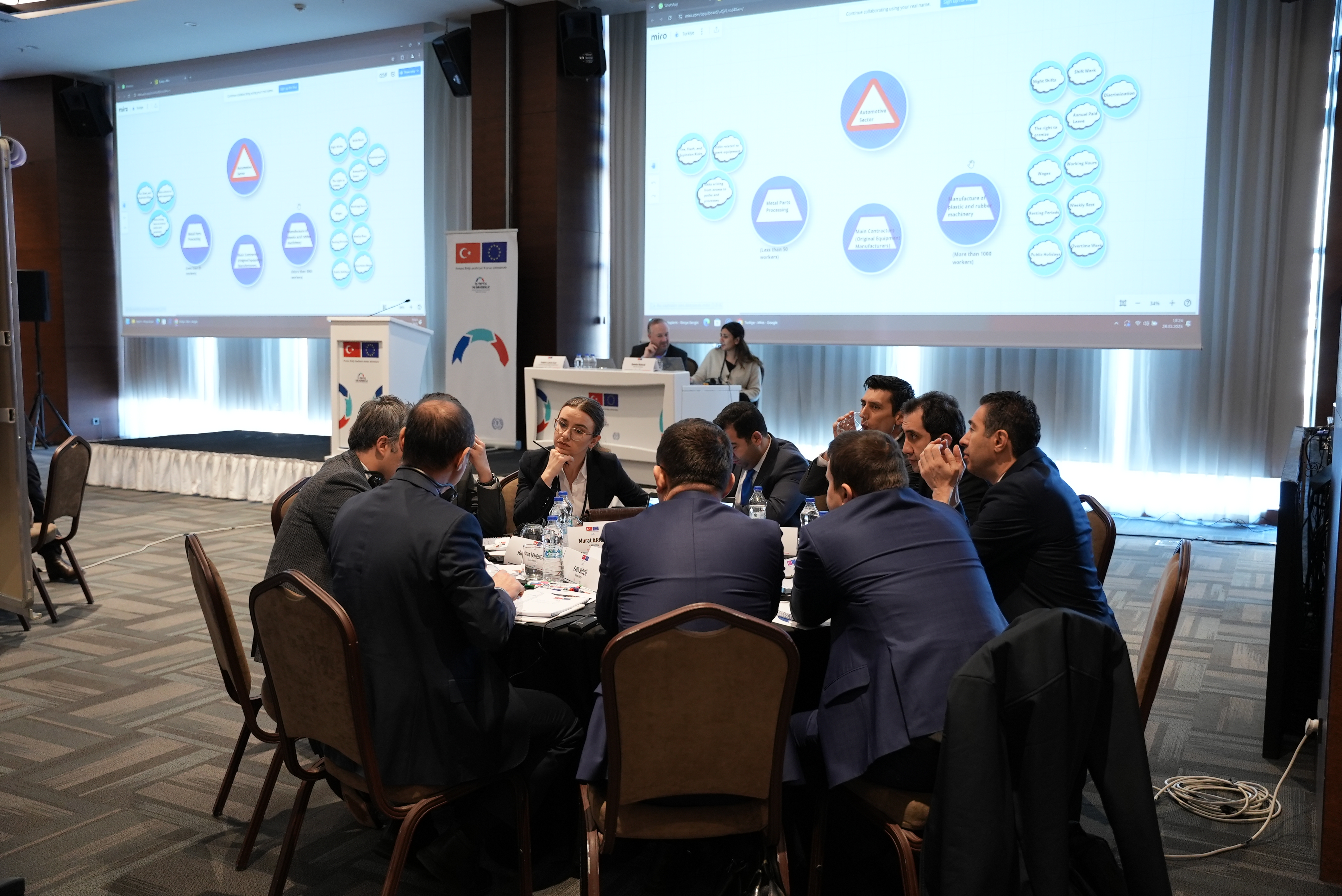 "İş Teftiş Rehberlik ve Sosyal Diyalog Yoluyla İşyeri Uyumunun Güçlendirilmesi Projesi" çerçevesinde, 27-28 Ocak 2025 tarihlerinde Ankara'da "Stratejik Uyum Planlaması 2. Çalıştayı" düzenlendi.