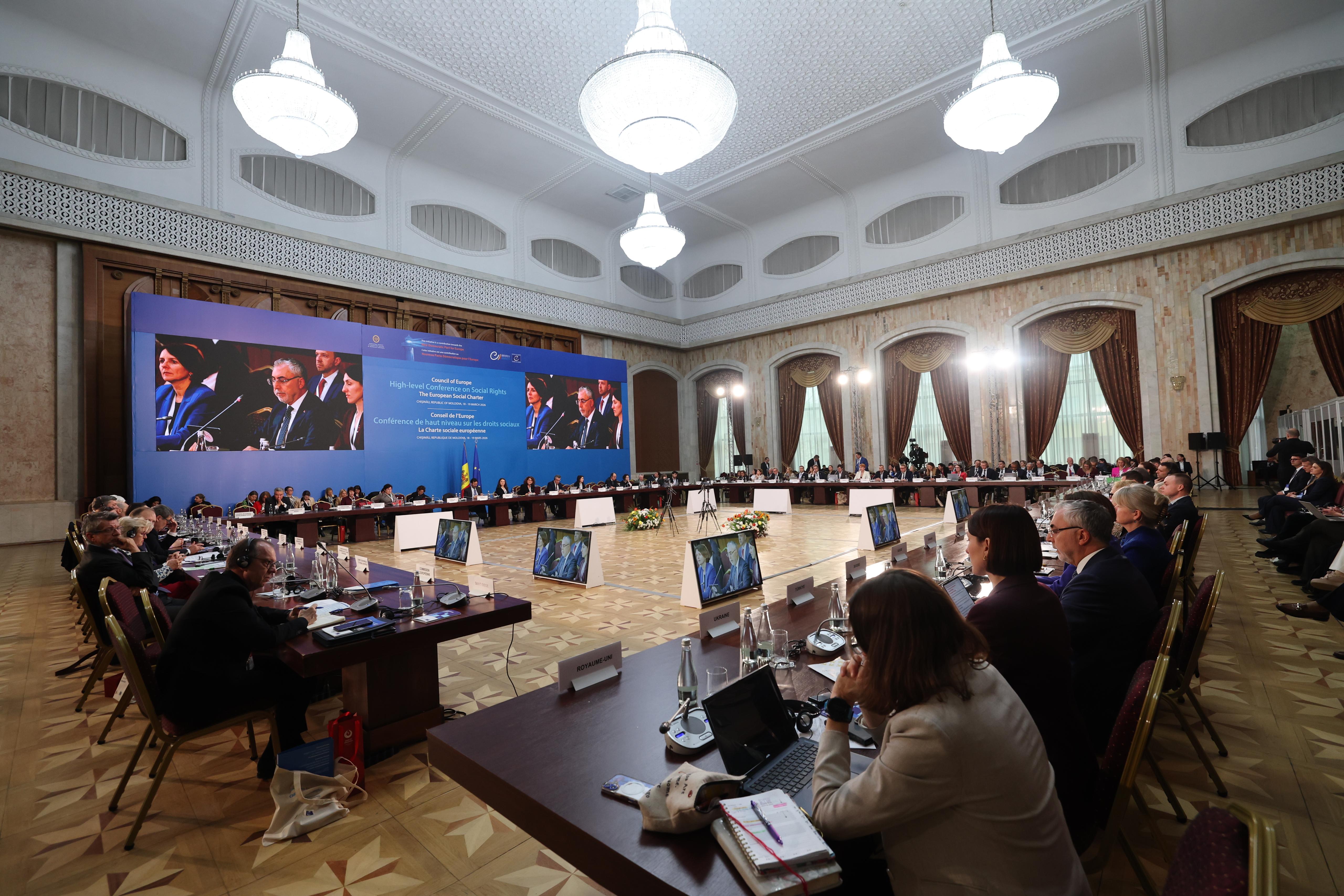 Bakan Işıkhan, Moldova’da Avrupa Konseyi Sosyal Haklara İlişkin Yüksek Düzeyli Konferansı’na Katıldı