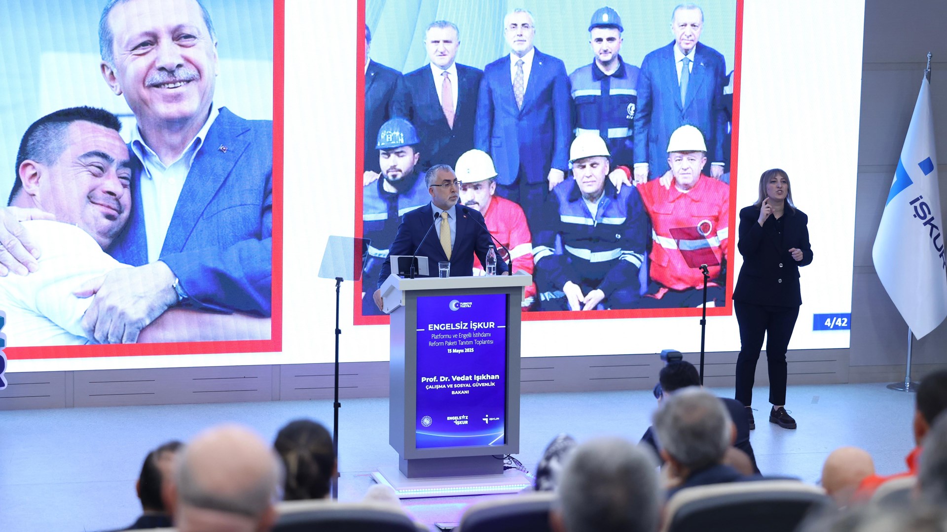 Bakan Işıkhan, Engelsiz İŞKUR Platformu ve Engelli İstihdamı Reform Paketi Tanıtım Toplantısı’na Katıldı