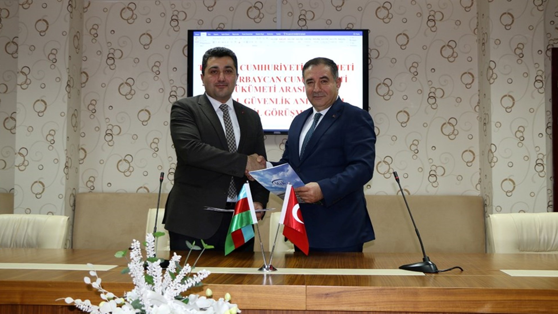 Negotiations were held between officials of the Ministry of Labour and Social Protection of the Population of Azerbaijan and our Ministry’s officials on the renewal of the Social Security Agreement, currently in force between the two countries.