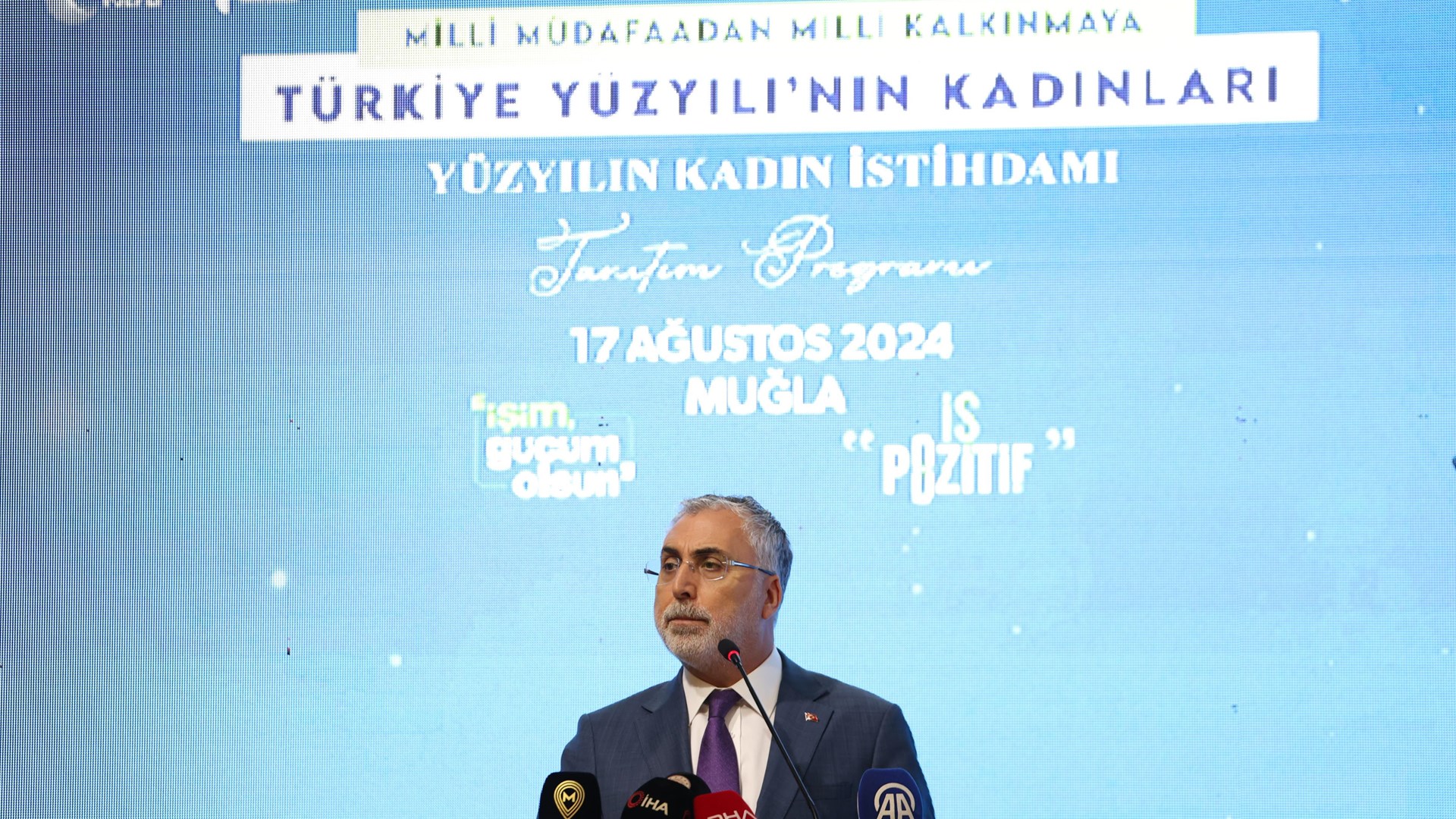 Çalışma ve Sosyal Güvenlik Bakanı Prof. Dr. Vedat Işıkhan, çeşitli temaslarda bulunmak ve “Milli Müdafaadan Milli Kalkınmaya; Türkiye Yüzyılı’nın Kadınları, Kadın İstihdam Sistemi İş Pozitif Tanıtım Programı ve Fuar Açılışı” programına katılmak üzere Muğla’ya gitti.